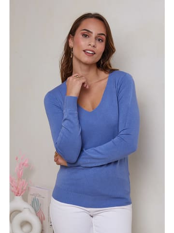 Soft Cashmere Sweter w kolorze niebieskim