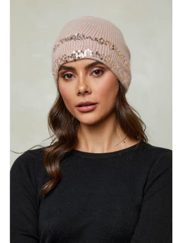 Soft Cashmere Mütze in Rosa