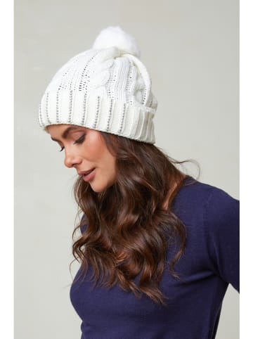 Soft Cashmere Mütze in Weiß