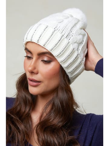 Soft Cashmere Mütze in Weiß