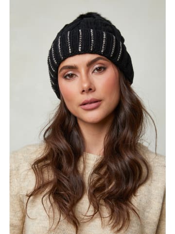 Soft Cashmere Mütze in Schwarz