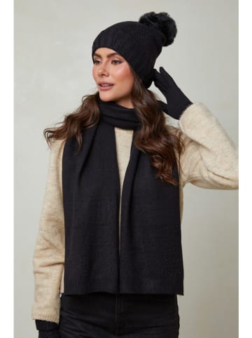 Soft Cashmere 3-częściowy zestaw w kolorze czarnym