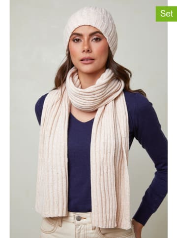 Soft Cashmere 2-częściowy zestaw w kolorze beżowym