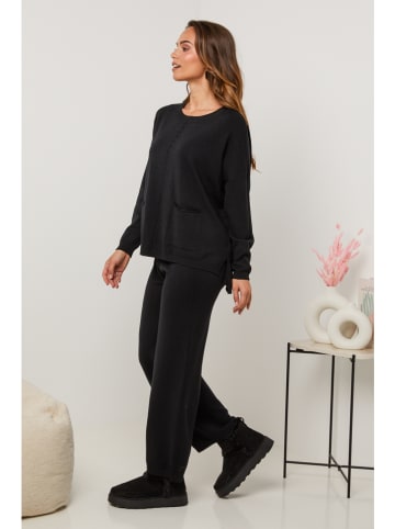 Soft Cashmere 2tlg. Outfit in Schwarz