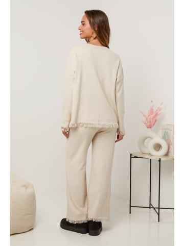 Soft Cashmere 2-częściowy zestaw w kolorze beżowym