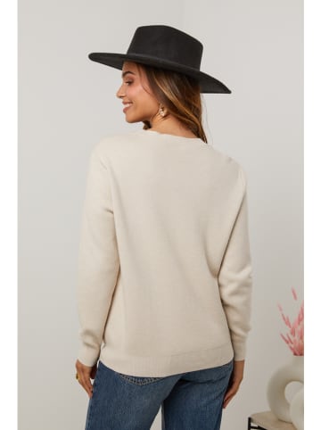 Soft Cashmere Pullover in Beige