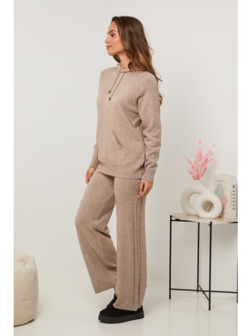 Soft Cashmere 2-częściowy zestaw w kolorze beżowym
