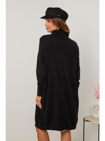 Soft Cashmere Strickkleid in Schwarz