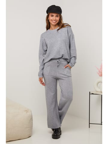 Soft Cashmere 2-delige outfit grijs
