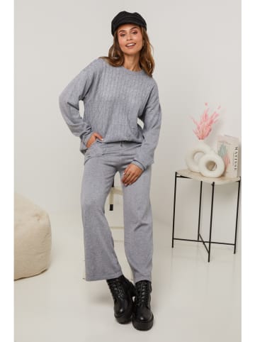 Soft Cashmere 2-delige outfit grijs