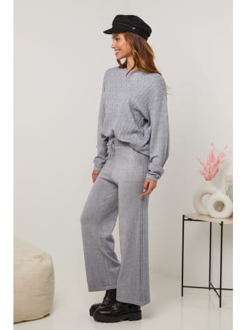 Soft Cashmere 2-delige outfit grijs