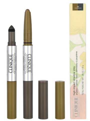 Clinique Cień do powiek w kredce "Impact Duo - #02 Mixed Greens" - 1,9 g