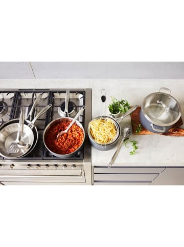 Stanley Rogers 2tlg. Set: Kasserolle in Schwarz/ Silber - Ø 16 cm