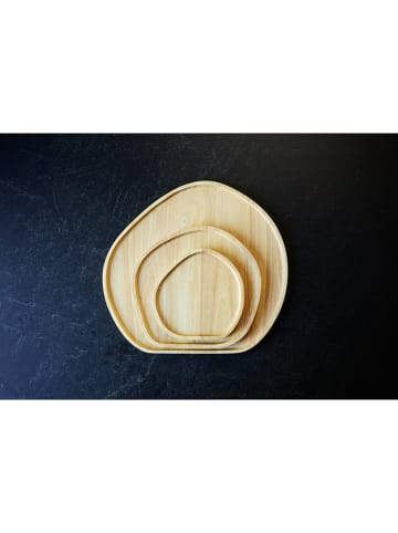 Stanley Rogers Deska w kolorze jasnobrązowym do serwowania - Ø 25 cm