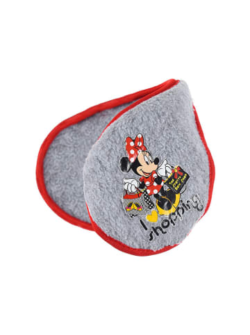 Disney Minnie Mouse Ohrenwärmer "Minnie" in Grau/ Rot
