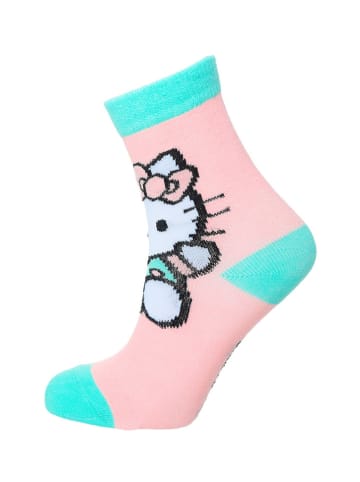 Hello Kitty Skarpety (3 pary) "Hello Kitty" ze wzorem