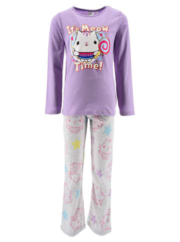 Gabby's Dollhouse Pyjama "Gabby´s Dollhouse" in Lila/ Grau