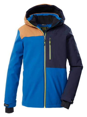 Killtec Ski-/ Snowboardjacke in Blau/ Beige