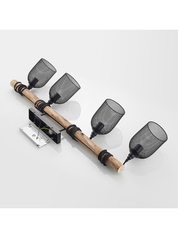 Lindby Hanglamp "Dolcin" zwart - (H)180 x Ø 15 cm