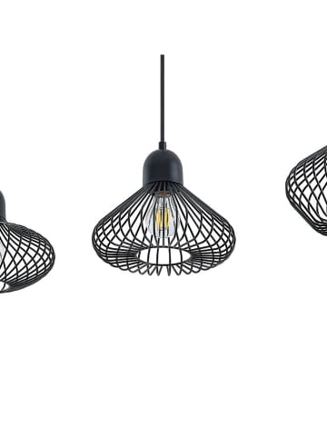 Lindby Hanglamp "Raelyn" zwart - (H)150 x Ø 25 cm