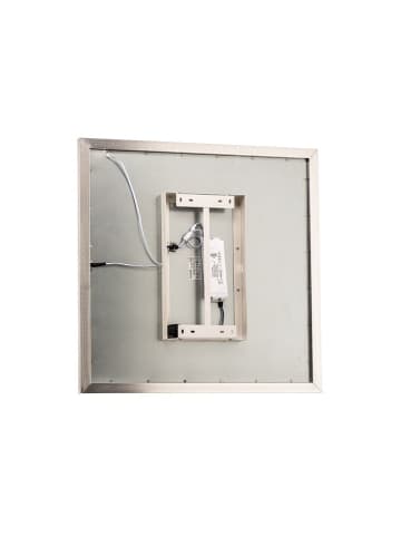 Lucande Ledplafonnière "Melistro" zilverkleurig- (L)60 x (B)60 cm