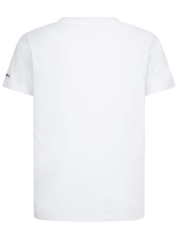 Converse Shirt in Weiß/ Pink