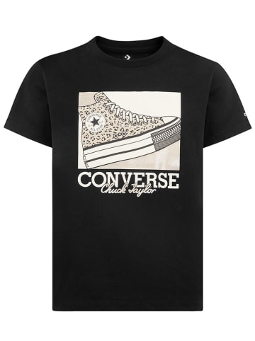 Converse Koszulka w kolorze czarno-kremowym