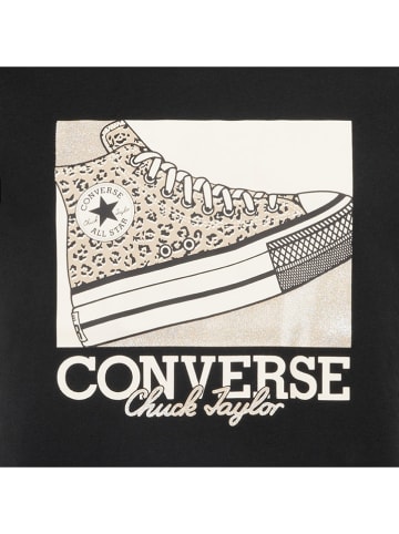 Converse Koszulka w kolorze czarno-kremowym