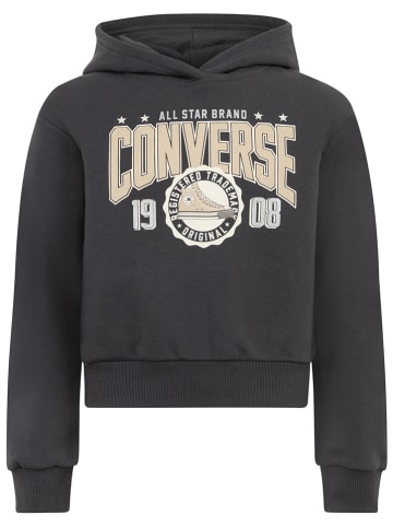 Converse Hoodie in Anthrazit/ Beige