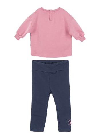 Converse 2-delige outfit donkerblauw/lichtroze