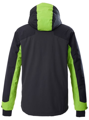 Killtec Kurtka narciarska "KSW 465" w kolorze czarno-zielonym