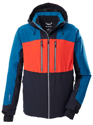 Killtec Ski-/ Snowboardjacke "KSW 465" in Dunkelblau/ Orange