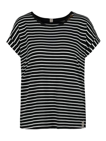 Sublevel Shirt in Schwarz/ Weiß