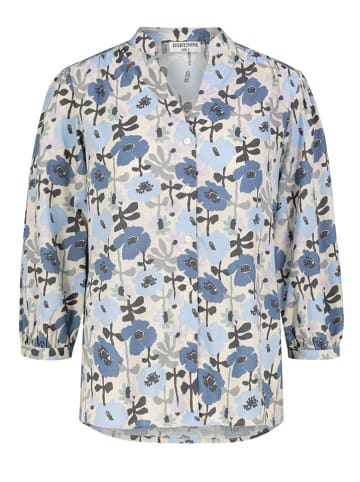 Eight2Nine Bluse in Blau/ Creme