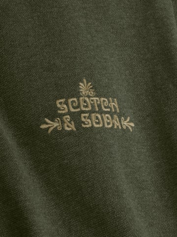 Scotch & Soda Koszulka polo w kolorze khaki
