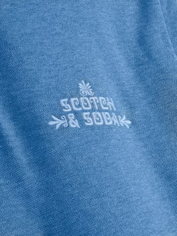 Scotch & Soda Poloshirt blauw