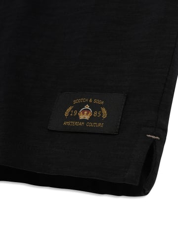 Scotch & Soda Koszulka polo w kolorze czarnym