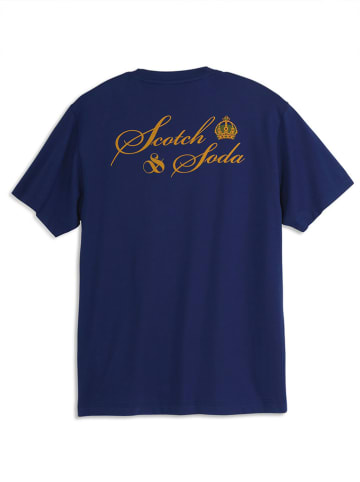 Scotch & Soda Koszulka w kolorze granatowym