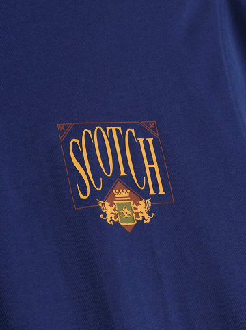 Scotch & Soda Koszulka w kolorze granatowym
