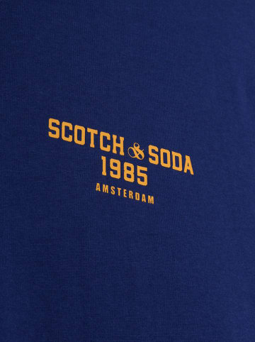 Scotch & Soda Koszulka w kolorze granatowym