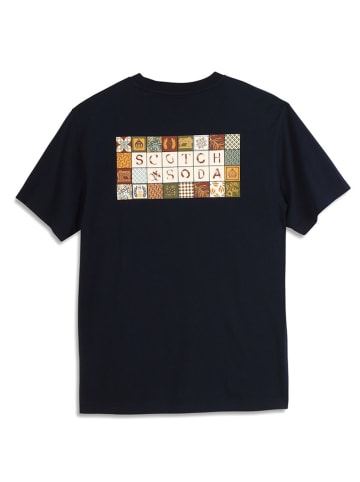 Scotch & Soda Koszulka w kolorze granatowym