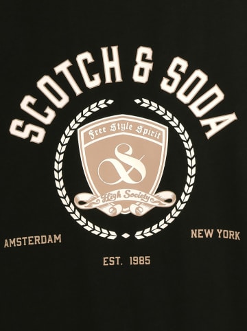 Scotch & Soda Koszulka w kolorze czarnym
