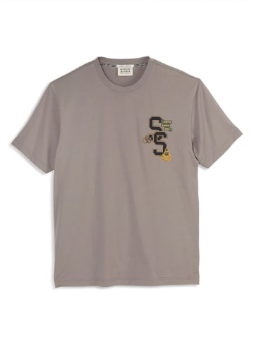 Scotch & Soda Koszulka w kolorze szarym