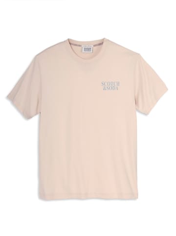 Scotch & Soda Koszulka w kolorze beżowym
