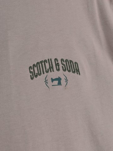 Scotch & Soda Koszulka w kolorze szarym