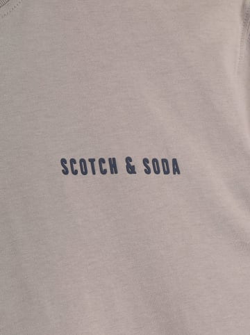 Scotch & Soda Koszulka w kolorze szarym
