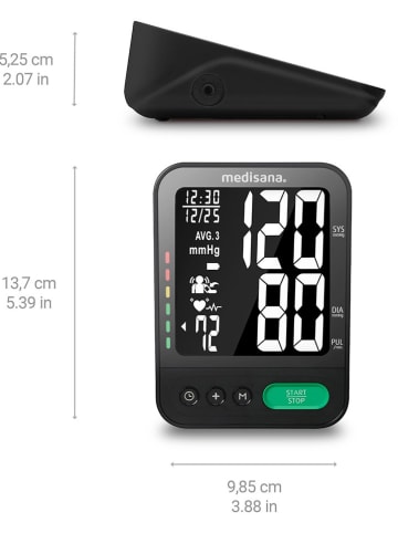 Medisana Blutdruckmessgerät "BU 582" in Schwarz