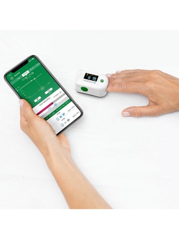 Medisana Pulsoximeter "PM 100 Connect" in Weiß