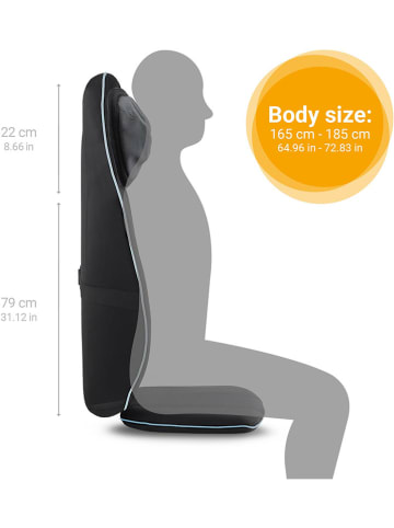 Medisana Shiatsu-Massagesitzauflage "MC 823" in Schwarz