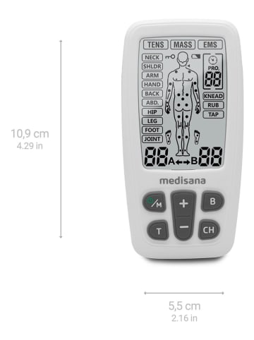 Medisana 3-in-1 Elektrotherapiegerät "TT 200" in Weiß